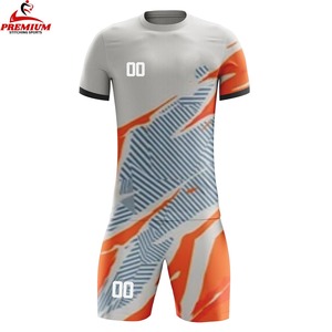 Camiseta de Fútbol de Verano de Alta Calidad, Diseño Personalizado con Impresión por Transferencia de Calor, Unisex, Tallas Grandes, Manga Corta, Transpirable - Product Image 1