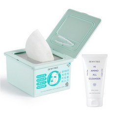 Dewytree Pick & Quick Calming Full Mask + High Amino Cleansing Foam 50ml 4 Set Maschera Viso Idratante all'Acido Ialuronico - Product Image 1