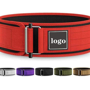 Cowhide Material High Quality Custom Logo Gym Leather Weight Lifting Belt <b>Back</b> <b>Support</b> Non-Slip Breathable Adjustable Unisex - Product Image 3