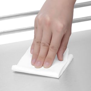 Carrello da Laboratorio a 3 Ripiani in Acciaio Inossidabile Resistente, Carrello di Servizio per Cliniche con Ruote Bloccabili, Mobile per Ospedali - Product Image 6