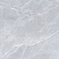 Carreaux de sol intérieurs en porcelaine marbrée gris clair 600x600 de haute qualité, antidérapants et antibactériens, nouveauté de notre usine au Vietnam