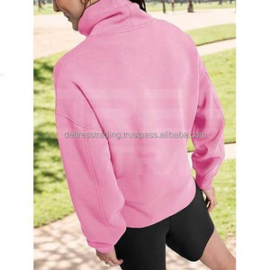 Sudadera Tejida de Manga Larga para Mujer, Estilo Moderno 2024, Ropa de Invierno de Alta Calidad, Cuello Alto, Secado Rápido - Product Image 4