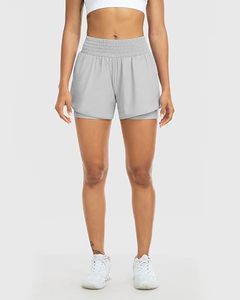 Shorts Deportivos de Cintura Alta para Mujer, con Logotipo Personalizado, Estilo Biker, de Secado Rápido, para Gimnasio, con Efecto Levanta Glúteos - Product Image 2