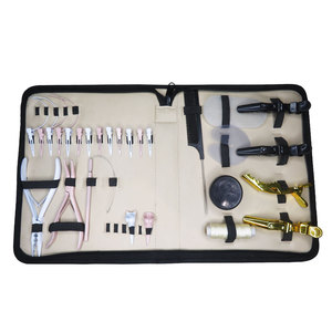 Kit de Pinzas Profesionales para Extensiones de Cabello de Grado Quirúrgico con Empuñadura de Goma y Diferentes Estilos de Pinzas para Extensiones de Cabello - Product Image 4