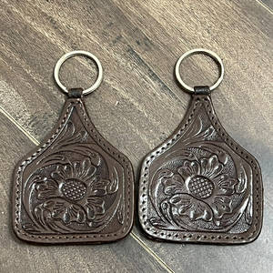 Nuevo Llavero de Cuero Marrón con Diseño Moderno 2026, en Oferta, Anillo de Cuero Genuino para Llaves, Accesorio para el Hogar, Oficina y Regalo - Product Image 3