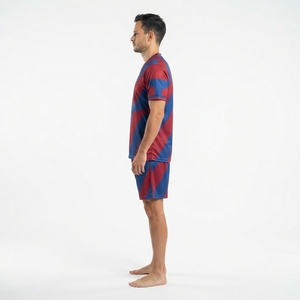 Ensemble de maillots de football américain personnalisés 100 % polyester, uniforme à séchage rapide, extensible dans quatre directions, respirant, vêtements de sport, service OEM pour - Product Image 6