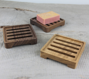 Support à Savon en Bois Rectangulaire Design avec Drainage Intégré – Meilleur Prix - Product Image 6