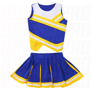 Best Reasonable Price Cheerleading Uniforms Professional Sports Team Sleeveless Cheerleader Uniform Cheap High Quality Durable - Product Image 1