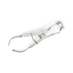 Pinzas de Aislamiento Dental de Caucho Marfil de Calidad Premium, Acero Inoxidable Alemán, Instrumento Manual Autoclavable y Resistente a la Corrosión - Product Image 4