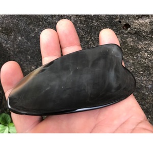 Herramienta de Masaje Gua Sha Profesional de Cuerno de Búfalo para Rostro, Cuello y Cuerpo - Product Image 1