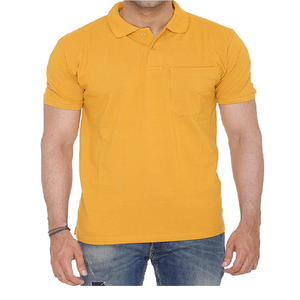 Chemise pour homme 100% coton à manches courtes, tricotée, séchage rapide, logo personnalisé, pour le golf - Product Image 1