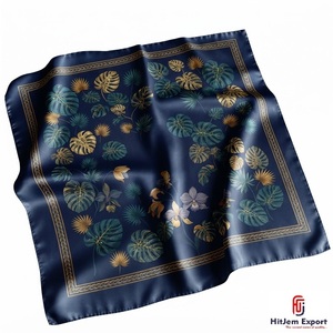 Écharpe carrée pour femme imprimée sur mesure, tissu léger et doux, foulard de mode, fabricant de textiles OEM ODM Bohol - Product Image 2