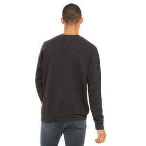 High Quality 100% Cotton French Terry <b>Sweatshirts</b> Crewneck High Quality Custom Printing Black <b>Sweatshirt</b> - Product Image 3