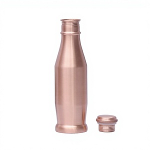 OTSAK Bouteille d'eau bien-être portable vintage en cuivre pur écologique grande capacité 950 ml 32 oz - Product Image 1