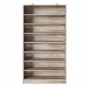 Libreria Girevole in Legno dal Design Minimalista per Camera da Letto, Salvaspazio e Antiscivolo, Modello Studio - Product Image 2
