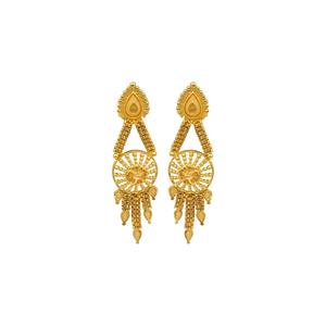 Juego de Joyería de Latón Chapado en Oro de 14K, 18K, 24K, Collares Cortos con Diseño Tradicional, Estilo Dubái, Venta al Por Mayor - Product Image 5