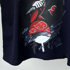 Camiseta Personalizada de Alta Calidad Itachi Uchiha, Corte Regular, para Hombre, Tejido Grueso, Ecológica, de Poliéster/Algodón, Venta al Por Mayor - Product Image 5