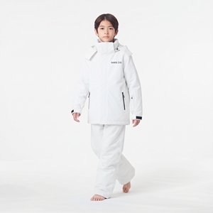 Chaqueta de Esquí Impermeable Blanca para Niños Hawk Eye con Capucha, Cierre de Cremallera, Aislamiento Sintético, para Niños, Ropa para la Nieve al Aire Libre - Product Image 5