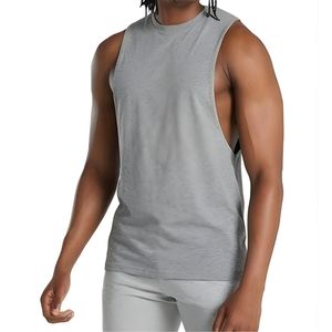 Camiseta sin mangas negra para hombre, de algodón suave, para culturismo, gimnasio, entrenamiento deportivo, fitness, correr - Product Image 2