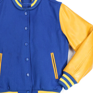 New 2026 SGRho <b>Wool</b> Varsity Jacket Women Stand Collar Chenille Embroidered Greek Letter Logo Jacket Premium College Wear Jacket - Product Image 5