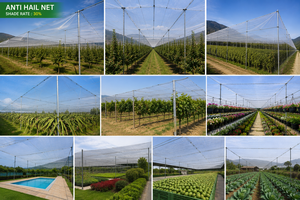ตาข่ายพลาสติกกันแมลงขนาด 40 เมช สีขาว สำหรับป้องกันพืชผลในโรงเรือนและการปลูกพืชในฟาร์ม - Product Image 4