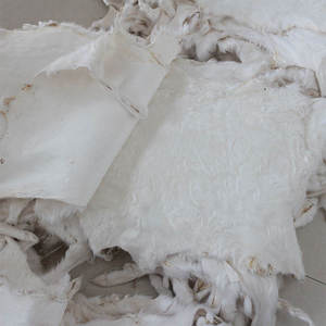 Natural Premium Lambswool Sheepskin <b>Wool</b> Leather Pelt Clear Grain Tight Texture for Luxury Auto Upholstery Fashion Apparel <b>Craft</b> - Product Image 3