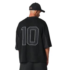 Camiseta de fútbol americano impresa personalizada de alta calidad personalizada con número de equipo y bordado de nombre característica transpirable - Product Image 1