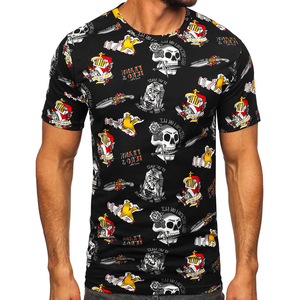 Camiseta de Hombre 100% Algodón, Transpirable, Tallas Grandes, con Logotipo Personalizado, Secado Rápido, Diseño Sólido, con Servicio OEM, Elegante - Product Image 5