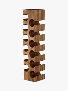 Classic Wooden <b>Wine</b> <b>Rack</b> With Sturdy Construction For Secure <b>Wine</b> Bottle Storage And Stylish Display - Product Image 2
