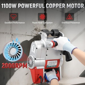 Rainureuse murale électrique 25mm+35mm, machine à rainurer les murs, profondeur de coupe réglable, sans poussière - Product Image 2