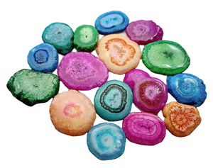 Piedra preciosa de cuarzo solar multicolor, cuarzo solar de colores, piedra suelta de cuarzo, cabujón suelto para la fabricación de joyas. - Product Image 4