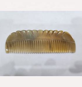 Nuevo diseño de tendencia, peine de cuerno de búfalo Natural marrón claro, artículos hechos a mano más populares, nueva colección, peine superior africano - Product Image 6
