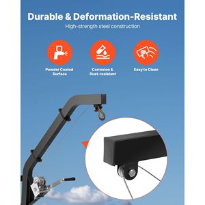 Correa de trinquete para cabrestante Black Deer Hoist, capacidad de carga de 500 lb, accesorio de caza de alta resistencia para montaje en árbol, para desollado en campo - Product Image 6