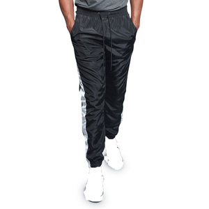 Custom Sweat Trousers Nylon Oversized Sweatpants Baggy Wide Leg Swaet Jogger Track Trackpants <b>Flared</b> Pants for Men - Product Image 3