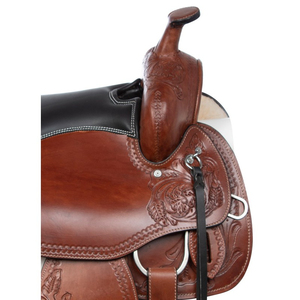 Silla de Montar para Caballo al por Mayor, Diseño Personalizado, Logotipo, Cuero, Silla de Montar Occidental, Color Personalizado, Se Acepta OEM, Hecho en Pakistán - Product Image 4