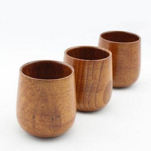 Wooden Mug Handmade Natural Solid Wood Coffee Mug Rustic Style Eco Friendly Drinkware for Home Kitchen Cafe Use - Product Image 2