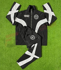 ชุดเสื้อแจ็คเก็ตและกางเกงกันลมแบบยูนิเซ็กซ์สั่งทำพิเศษ ผลิตจากโพลีเอสเตอร์ 100% ระบายอากาศได้ดี พับเก็บได้ ขั้นต่ำในการสั่งซื้อ 20 ชุด  รับทำแบรนด์เต็มรูปแบบ - Product Image 1