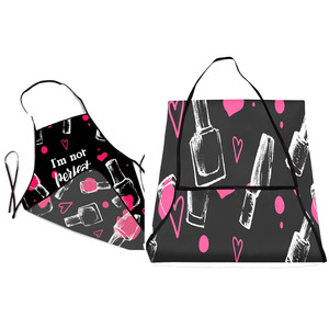 Tablier de Barbier Professionnel en Toile et Coton avec Poche pour Coiffeur, Utilisation en Salon et pour la Coiffure – Vente en Gros - Product Image 3