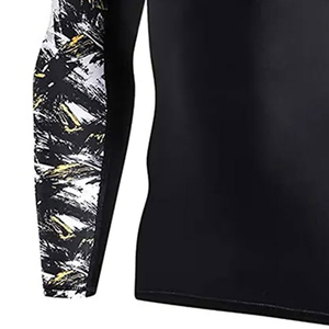 100% High Quality Custom Made Rash Guard <b>Men</b> High Quality Customized Rash Guard Latest Style OEM Logo <b>For</b> <b>Men</b> Rush Guards - Product Image 4