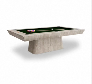 Mesa de Billar Moderna de Travertino, Diseño de Piedra de Lujo, Mesa de Juego de Billar de Diseño para Uso en el Hogar, Hotel o Club - Product Image 2
