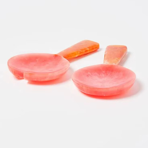 Compre Cuchara para Servir de Resina Ecológica, Juego de Cubiertos Hechos a Mano para el Hogar, Nuevos Accesorios de Cocina, Cubertería, Vajilla, Servidor para Ensaladas - Product Image 1