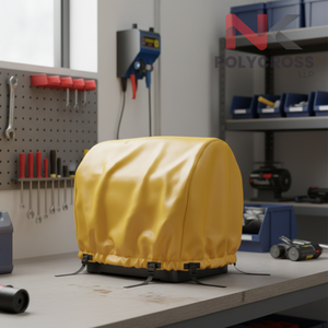 Bâche en PE compacte et pliable avec bords renforcés et œillets, imperméable, multi-usages, pour camions, tentes et toitures - Product Image 1