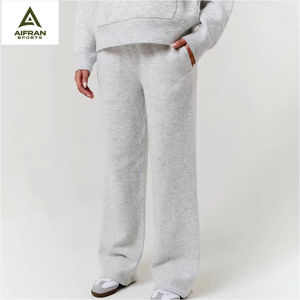 AIFRAN SPORTS Ensemble de survêtement vintage à capuche pour homme, imprimé léopard, coupe-vent en polyester, décontracté, deux pièces, longueur intégrale - Product Image 4