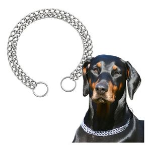 Cadena metálica clásica para perros, perfecta para entrenamiento de obediencia, actividades al aire libre y ejercicio canino. - Product Image 1