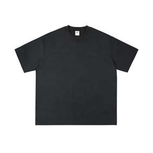 Vente en gros T-Shirt en coton de qualité personnalisée OEM pour hommes Chemise décontractée ample et oversize avec col montant Design respirant - Product Image 5