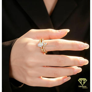 Round Cut Moissanite <b>Solitaire</b> Engagement <b>Ring</b> VVS 925 Sterling <b>Silver</b> Luxury Bridal Wedding Jewelry <b>Ring</b> For Women - Product Image 3