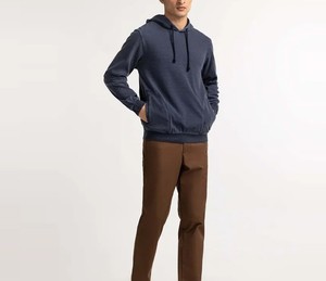 Vente en gros 2026 – Sweats à capuche d'hiver 100 % coton de haute qualité pour hommes – Service OEM – Créez votre propre logo – Vêtements décontractés unis - Product Image 4