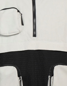 Chaquetas Cortavientos Impermeables y Ecológicas para Hombre al por Mayor, Transpirables, con Capucha, Logotipo Personalizado, Forro de Malla, Tallas Grandes - Product Image 4