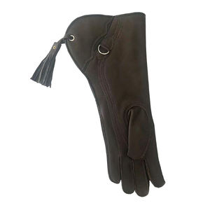 Professional Training Falconry Gloves 100% <b>Cow</b>- Hide Leather with Custom Embroider Top-Quality Customized - Product Image 6