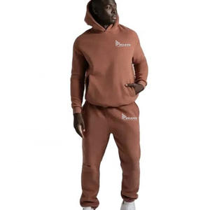 Survêtements et sweats à capuche pour hommes en coton 100% de haute qualité, séchage rapide, respirants, légers, avec logo personnalisé sur le devant, vêtements de jogging pour l'entraînement - Product Image 1